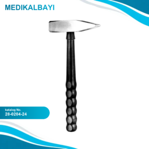 28.0204.24 Çekiç, Plastik Saplı, Çelik 24cm