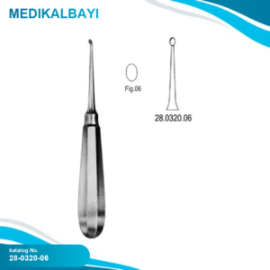 28.0320.06 USA Model Kemik Küreti Düz 16cm Fig.6