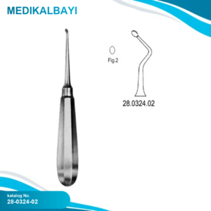 28.0324.02 USA Model Kemik Küreti Sağ 16cm Fig.2