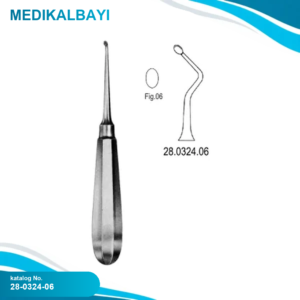 28.0324.06 USA Model Kemik Küreti Sağ 16cm Fig.6
