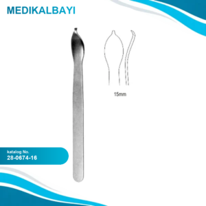 28.0674.16 Hohmann Kemik Levyesi 15mm, 16cm