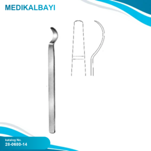 28.0680.14 Kemik Levyesi 6mm, 14cm