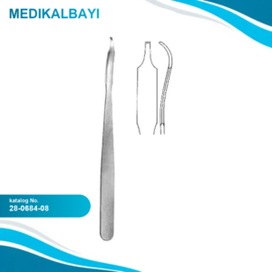 28.0684.08 Hohmann Mini Kemik Levyesi 2x8mm, 16cm