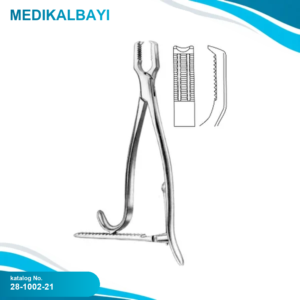 28.1002.21 Kern Kemik Tutma Forsepsi 21cm