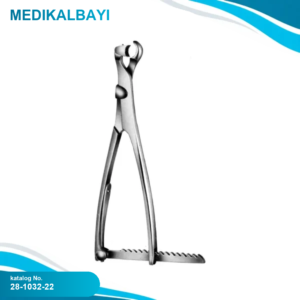 28.1032.22 Lambotte Kemik Tutma Forsepsi 22cm