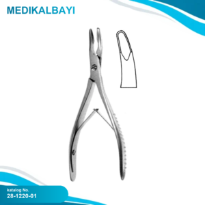 28.1220.01 Luer Kemik Ronjuru Hafif Eğri 5mm, 15cm