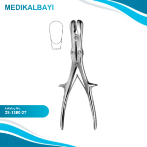 28.1360.27 Stille Luer Kemik Ronjuru Düz 27cm