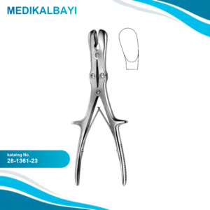 28.1361.23 Stille Luer Kemik Ronjuru Eğri 23cm