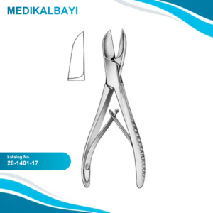 28.1401.17 Liston Kemik Kesme Forsepsi Açılı 17cm