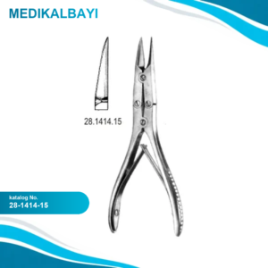 28.1414.15 Kemik Kesme Forsepsi Düz 15cm