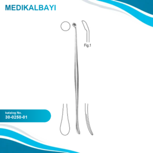 30.0250.01 Penfield Dura Küret & Disektör 17.5cm Fig.1