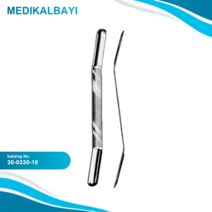 30.0330.18 Olivecrona Beyin Spatulası 7x9mm, 18cm