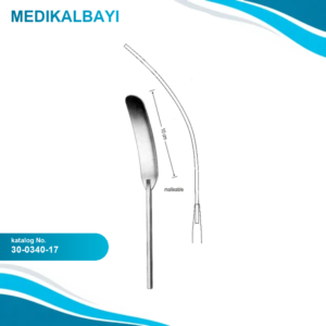 30.0340.17 Heifetz Beyin Spatulası 17x100mm, 20cm