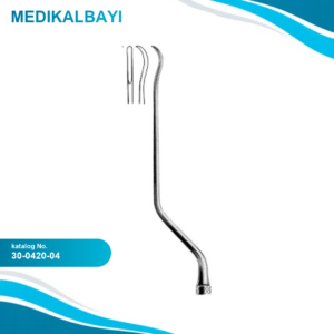 30.0420.04 Yasargil Elevatör Eğri 2.0mm, 19cm