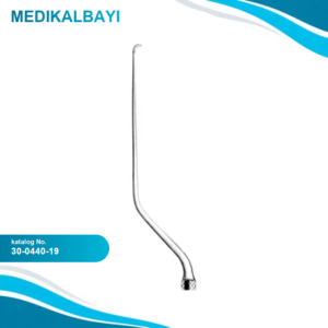 30.0440.19 Yasargil Mikro Araknoid Bıçak Eğri 19cm