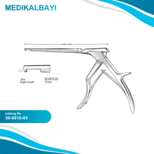 30.0510.03 Colclough Panç Aşağı Kesim 3mm, 15cm