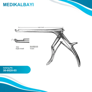 30.0520.03 Colclough Panç Yukarı Açılı Kesim 3mm, 15cm
