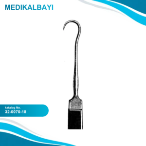 32.0070.18 Trakeal Kanca Tekli Keskin 18cm