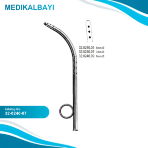 32.0240.07 Wagener Mosher Trakeostomi Tüpü 7mm, 20cm