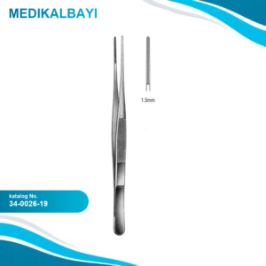 34.0026.19 DeBakey-Diethrich Forseps Atravmatik 1.5mm, 19.5cm