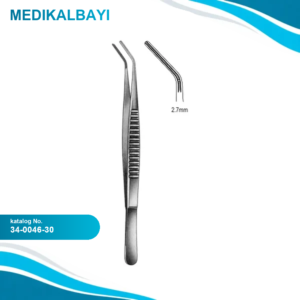 34.0046.30 DeBakey Doku Forseps Atravmatik Açılı 2.7mm 30cm