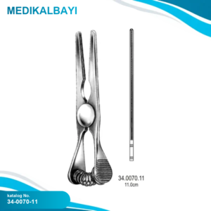 34.0070.11 Glover Atravmatik Buldog Klemp Düz 11.0cm