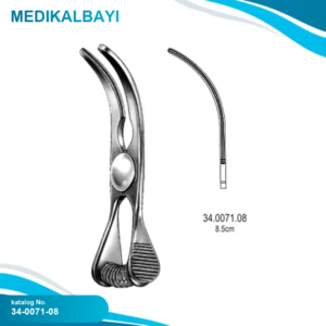 34.0071.08 Glover Atravmatik Buldog Klemp Eğri 8.5cm