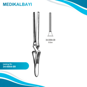 34.0084.09 Gregory Hafif Atravmatik Buldog Klemp Düz 9cm