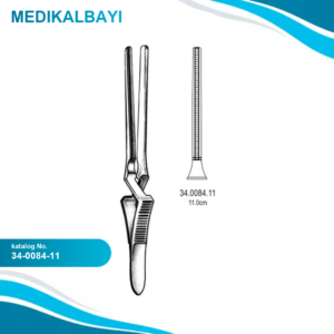 34.0084.11 Gregory Hafif Atravmatik Buldog Klemp Düz 11cm