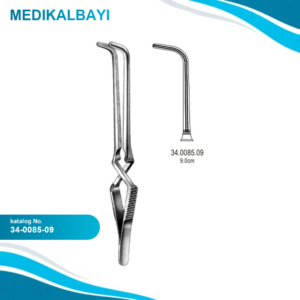 34.0085.09 Gregory Hafif Atravmatik Buldog Klemp Açılı 9cm
