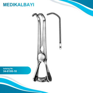 34.0100.10 DeBakey Satinsky Atravmatik Buldog Klemp 10cm