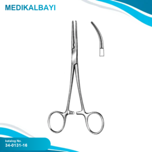 34.0131.16 DeBakey Rankin Arter Forseps Eğri 16cm