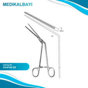 34.0184.20 DeBakey İlyak Atravmatik Klemp 30ø, 60mm, 20cm