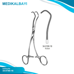 34.0190.16 Derra DeBakey Atravmatik Forseps 16cm