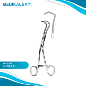 34.0250.17 DeBakey Anastomoz Atravmatik Klemp 17cm