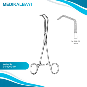 34.0260.19 DeBakey Beck Vena Kava Klemp 19.5cm
