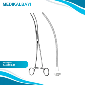34.0270.33 DeBakey Aort Anevrizma Klemp Atravmatik 33cm