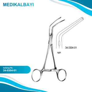 34.0304.01 Subramanian Aort Çocuk Klempi Sağ 15.5cm
