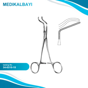 34.0310.15 Subramanian Minyatür Aort Çocuk Klempi 15.5cm