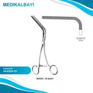 34.0324.18 DeBakey-Morris Aort Klemp Atravmatik 18cm