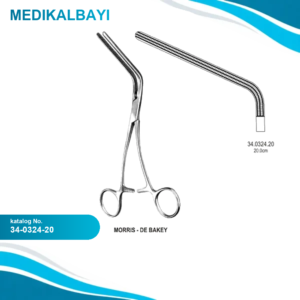 34.0324.20 DeBakey-Morris Aort Klemp Atravmatik 20cm