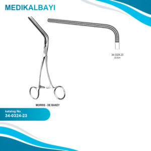 34.0324.23 DeBakey-Morris Aort Klemp Atravmatik 23cm