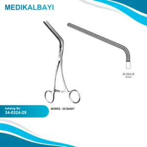 34.0324.25 DeBakey-Morris Aort Klemp Atravmatik 25cm