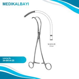 34.0414.25 DeBakey Ligaşür Atravmatik Klemp 25cm