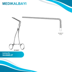 34.0440.27 DeBakey Çok Amaçlı Atravmatik Forseps 27cm