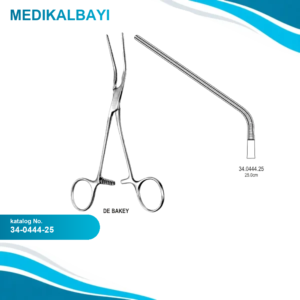 34.0444.25 DeBakey Çok Amaçlı Atravmatik Forseps 25cm