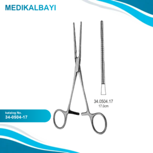34.0504.17 Cooley Atravmatik Klemp 17cm