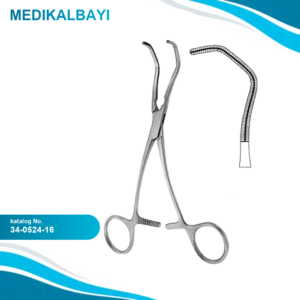 34.0524.16 Cooley Çok Amaçlı Aort Klemp 16cm