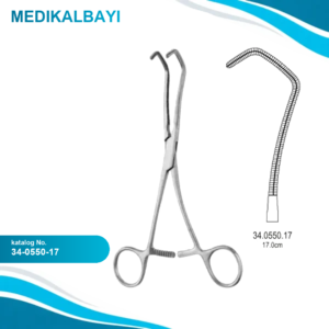 34.0550.17 Cooley Derra Anastomoz Çocuk Klempi 17cm