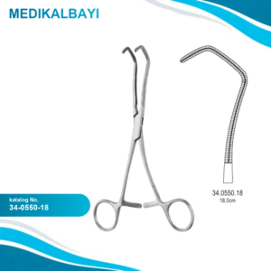 34.0550.18 Cooley Derra Anastomoz Çocuk Klempi 18cm